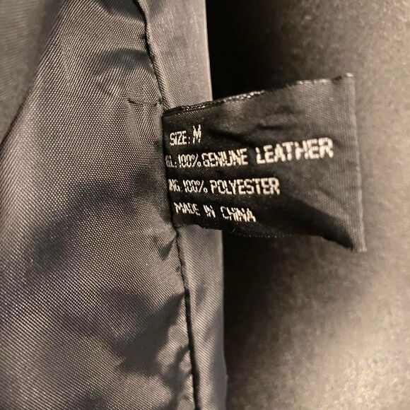 Genuine Leather Vintage Patchwork Vest - Picture 6 of 8